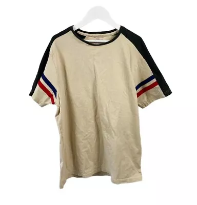 Tommy Hilfiger Beige T-Shirt XL Men’s Cotton Streetwear Adults Tee • $9