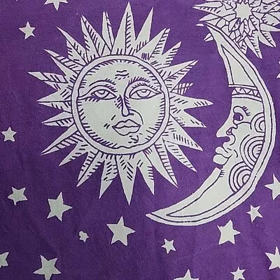 Homestead Celestial Sun & Moon Tapestry Full Bedspread 100% Cotton 96  By 104  • $35.99