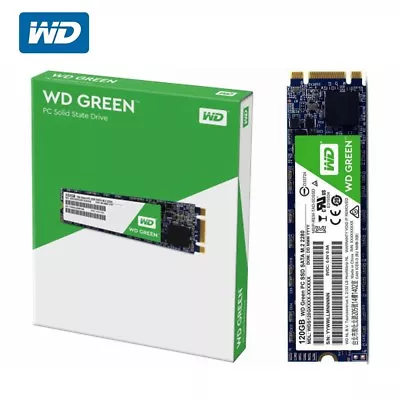 $35.95 • Buy SSD M.2 120GB WD Green Western Digital Internal Solid State Drive Laptop SATAIII
