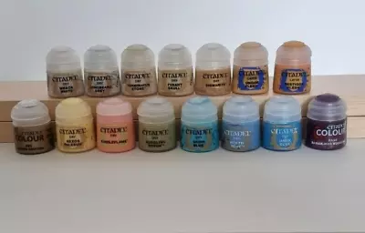 Warhammer Citadel Paint Job Lot Bundle Citadel Colour - 15 Paints Mixed Colours • £29.99