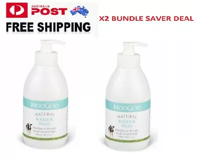 $44.99 • Buy Moogoo Natural Milk Wash 500ml - X2 | Bundle Saver Deal