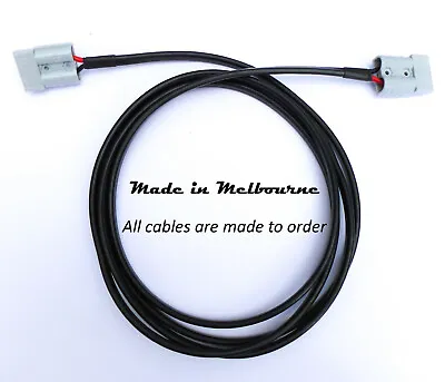 1m 50 Amp Anderson Plug Extension Lead 6mm Twin Core Automotive Cable • $29