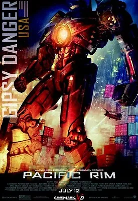 PACIFIC RIM - 11 X17  Original Promo Movie Poster MINT Cinemark RARE 2013 • $9.99