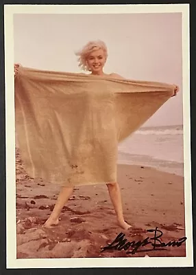 1962 Marilyn Monroe Original Photo Barris Signed Stamp Last Photos Beach • $3800