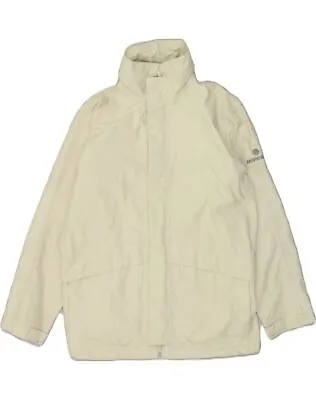 MURPHY & NYE Mens Rain Jacket UK 40 Large Off White Polyamide OI15 • £24.60