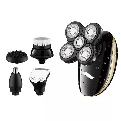 5 Head Mens Hair Clipper Beard Trimmer Grooming Kit Rechargeable For Beard Head • $14.99