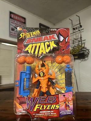 1997 ToyBiz Marvel Spider-Man Sneak Attack Web Flyers Hobgoblin Figure NEW • $50