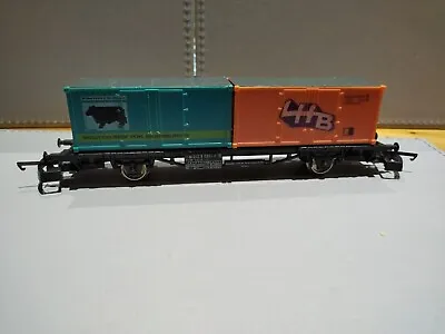 Lima L302852 4 Wheel Containers Flat Wagon Unboxed.  • £10