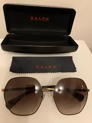 £19.99 • Buy Ralph Lauren Prescription Sunglasses,case,cloth,Gold/Tortoiseshell Frame,Genuine