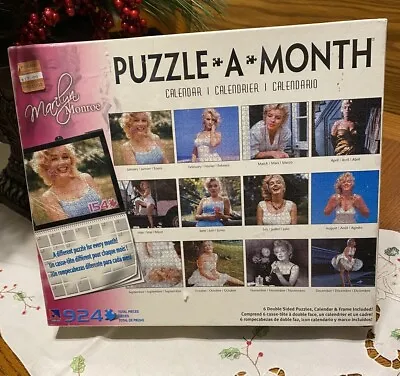 Marilyn Monroe Calendar Puzzle A Month Sealed In Box Rare - Great Gift NEW • $32