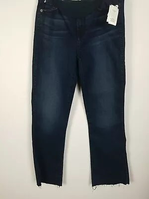 7 For All Mankind Secret Fit Belly B(air) Maternity Jeans Size 28 Raw Hem  • $40