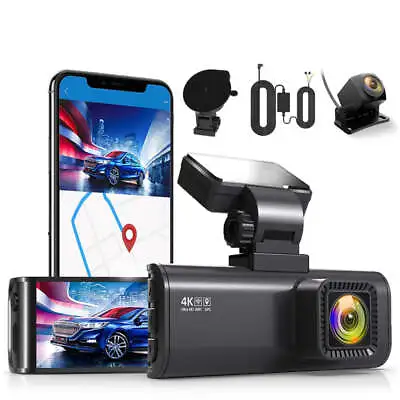 $205.99 • Buy REDTIGER Dash Cam Front And Rear Dual Dash Camera For Cars Free Hardwire Kit
