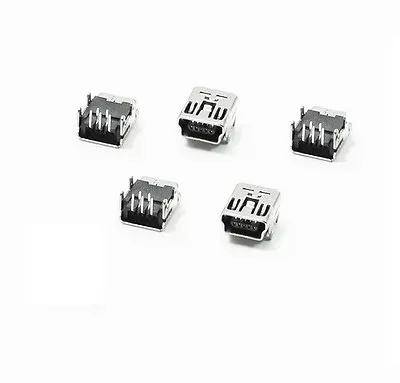 10Pcs NEW Mini USB Type B 5-Pin Female Socket Right Angle DIP Jack Connector  • $1.98