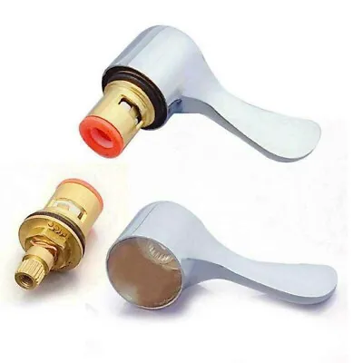 Basin Sink Tap Reviver Replacement Lever Heads Conversion Kit 1/4 Turn?? • £7.99