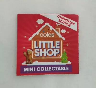 COLES Little Shop Christmas Mini Collectables Leaflet / Checklist / Pamphlet • $1.16