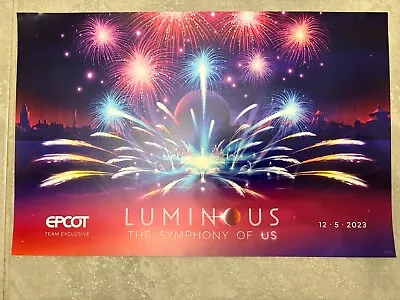 Luminous Epcot Poster 2023 • $12.99