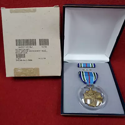 US Military Joint Service Achievement Medal Lapel Pin Ribbon Box Set Army (dc13) • $39.99