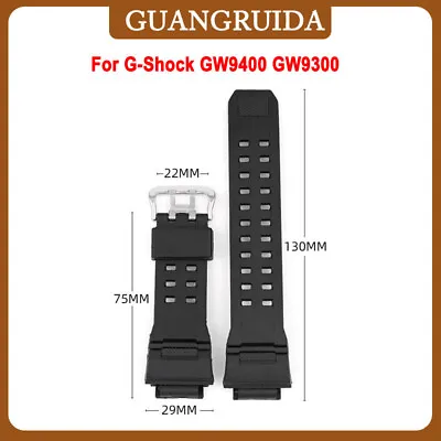 For Casio G Shock GW9400 GW 9400 GW9300 Rubber Watch Band Strap Replacement Men • $20.42