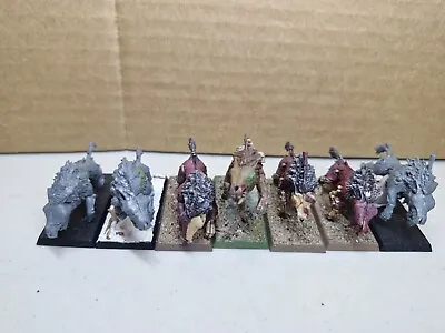 Warhammer Fantasy VAMPIRE COUNTS DIRE WOLVES Painted Citadel GW OOP Rare • $50