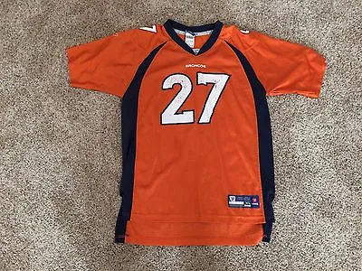 Denver Broncos #27 Knowshon Moreno Jersey Reebok NFL Onfield Youth XL (18-20) • $10.36