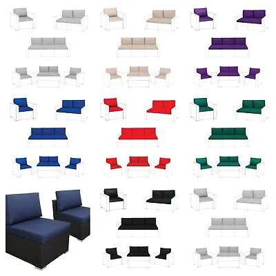 Cushion Pads For Keter Allibert California Rattan Garden Furniture Sofa Armchair • £110.95