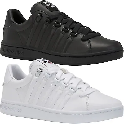 K-Swiss Mens Lozan II Low Rise Leather Retro Trainers Sneakers Shoes • $153.95