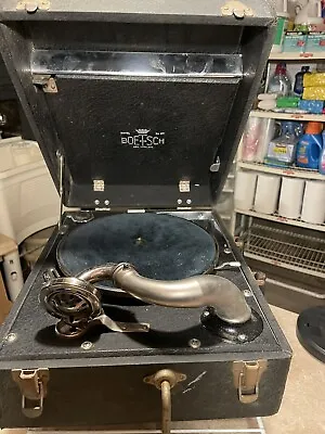 Antique Boetsch Bros Portable Phonograph Victrola Record Player No 57 • $225