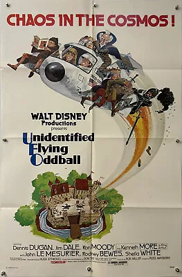 UNIDENTIFIED FLYING ODDBALL Original One Sheet Movie Poster - 1979 - WALT DISNEY • $50