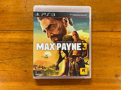Max Payne 3 Sony Ps3 Game Rated Ma15+ Region 4 Complete With Manual • $13.99