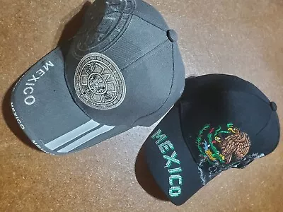 MEXICO Hat Lot Pitbull Eagle Federal Mexico Logo And Aztec Tribal Art Hats • $13.99