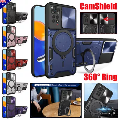 Armor Heavy Duty Case Ring Cover For Xiaomi Redmi 9C 9T 11A Note 9 10 11 12 Mi13 • $11.95