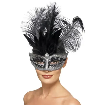 Venetian Eyemask Ladies Masked Masquerade Ball Fancy Dress Eye Mask • £12.99