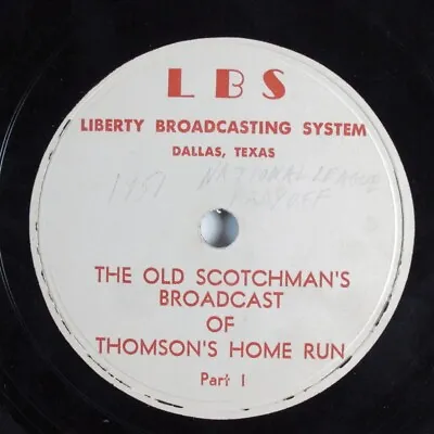 $8 • Buy Blues 78 OLD SCOTCHMAN'S BROADCAST Thomson's Home Run LBS HEAR 705