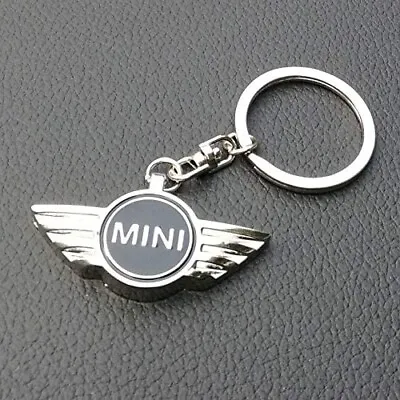 Mini Cooper Metal Keyring Chrome Logo Brand Gift Keychain Key Fob UK Stock • $6.30