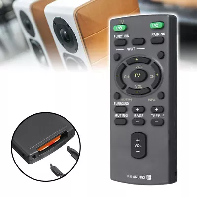£4.90 • Buy Remote Control For Sony Soundbar RM-ANU191 HT-CT60BT SA-CT60BT RM-ANU192