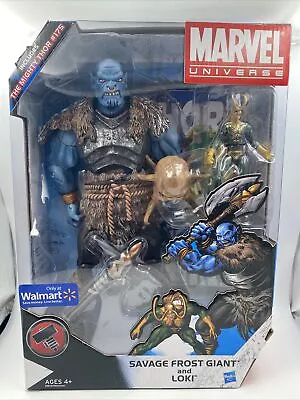 Marvel Universe Savage Frost Giant & Loki Wal-Mart Exclusive Brand New Sealed • $193.50