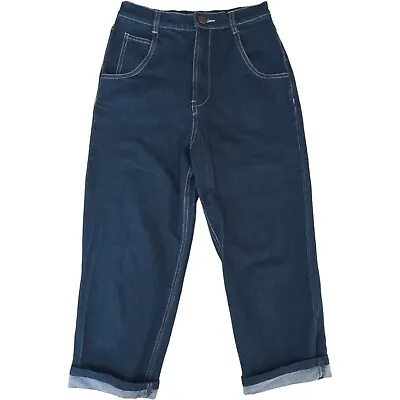 £14.99 • Buy Collectif Capri Cropped Jeans Blue UK8 Rockabilly