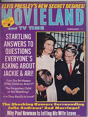 Movieland & Tv Time Magazine - February 1969 Paul Newman Elvis Edward Mulhare • $16.30