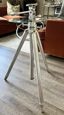 VINTAGE TILTALL PROFESSIONAL Aluminum 72  TRIPOD #4602 CM MARCHIONI MADE IN USA! • $115