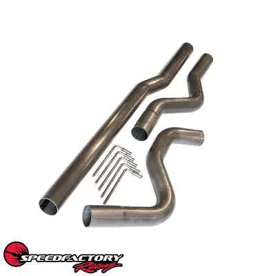 SpeedFactory Racing 3  Stainless Steel Mandrel Bent Exhaust Piping Kit • $321.09