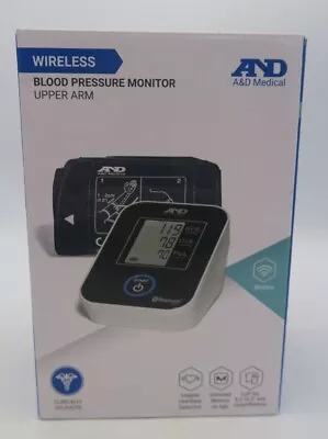 A&D Medical Wireless Blood Pressure Monitor Upper Arm Heartbeat Detection OPEN • $49.99