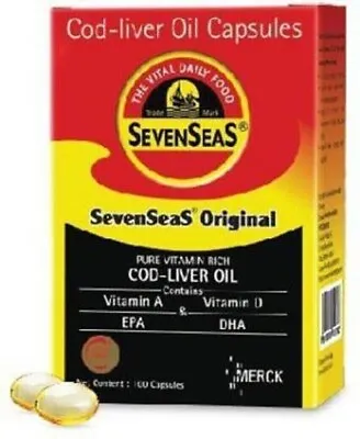 $17.70 • Buy Seven Seas Cod Liver Oil, 300 Capsules , Free Shipping.