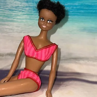 Vintage Maddie Mod African-American Barbie Clone Doll W Rooted Eyelashes 💋💕💋 • $199