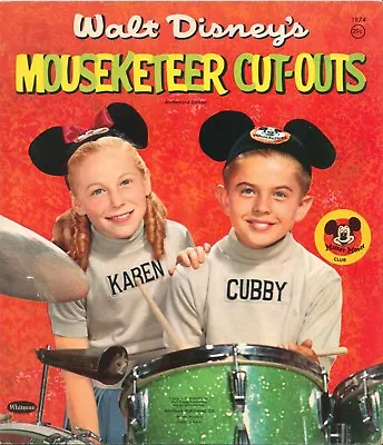 Vintge Uncut 1957 Mouseketeer Cub Karen Paper Doll Lasr Reproductin No1 Free Sh  • $15.95