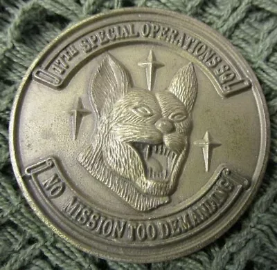 Us Air Force Usaf 17th Special Operations Squadron Challenge Coin #6. • £74.99