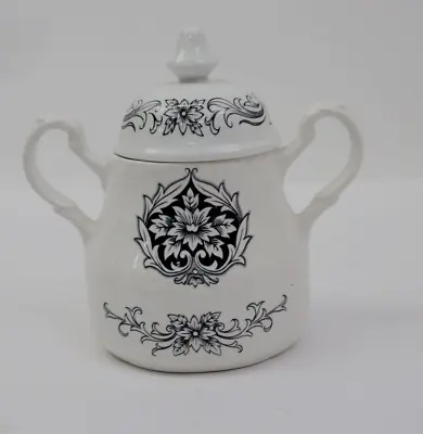 Vintage J & G Meakin Romantic England Coffee Sugar Bowl Nice See Photos... • $16.95
