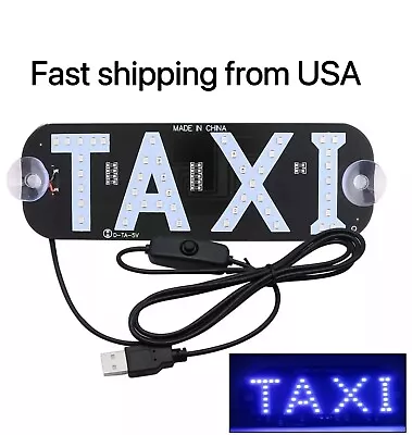 USB LED Indicator Taxi Light Panel Sign Warning Light Car Interior Roof Light • $12