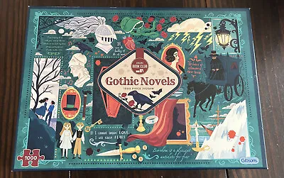 Gibsons Book Club: Gothic Novels Jigsaw Puzzle 1000 Pieces Complete • £12.99
