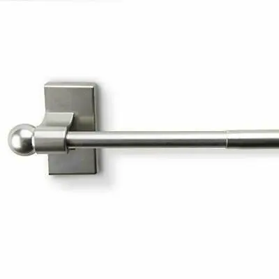 Rod Desyne-  7/16 Inch Magnetic Rod 28-48 Inch Satin Nickel • $14.99