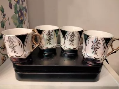 Vintage Set Of 4 German Porcelain Demitasse Cups • $59.99